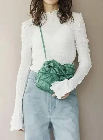 COEL 자카드 메로우 티셔츠
