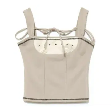 Andmary Luca stitch tops beige