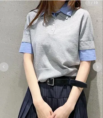 스나이델 셔츠 도킹 니트 폴로