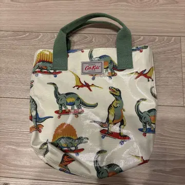 레어 새상품급 Cath Kidston 공룡 패턴 토트백