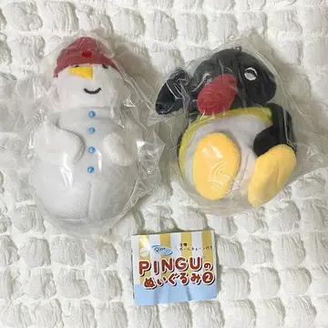 PINGU 봉제 인형 2 핑구 눈사람