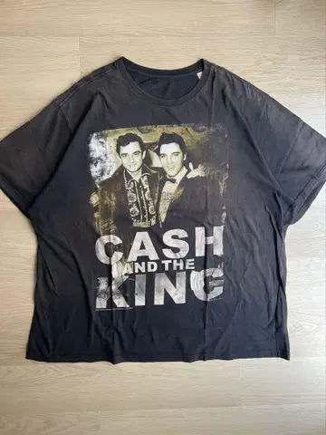 [ 뮤직 T ] CASH AND THE KING 빅 셔츠 페이드