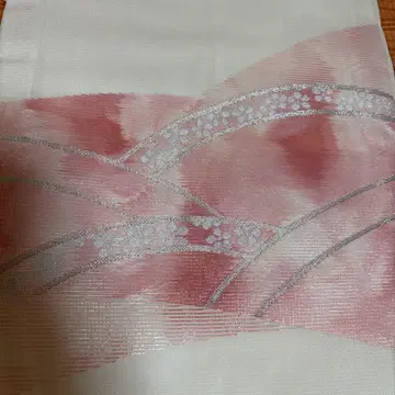 나고야 오비 여름 샤 꽃무늬