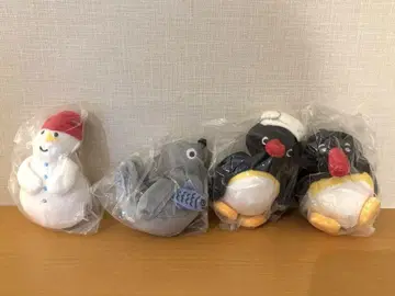 PINGU 봉제 인형 2개 새상품 4개 세트
