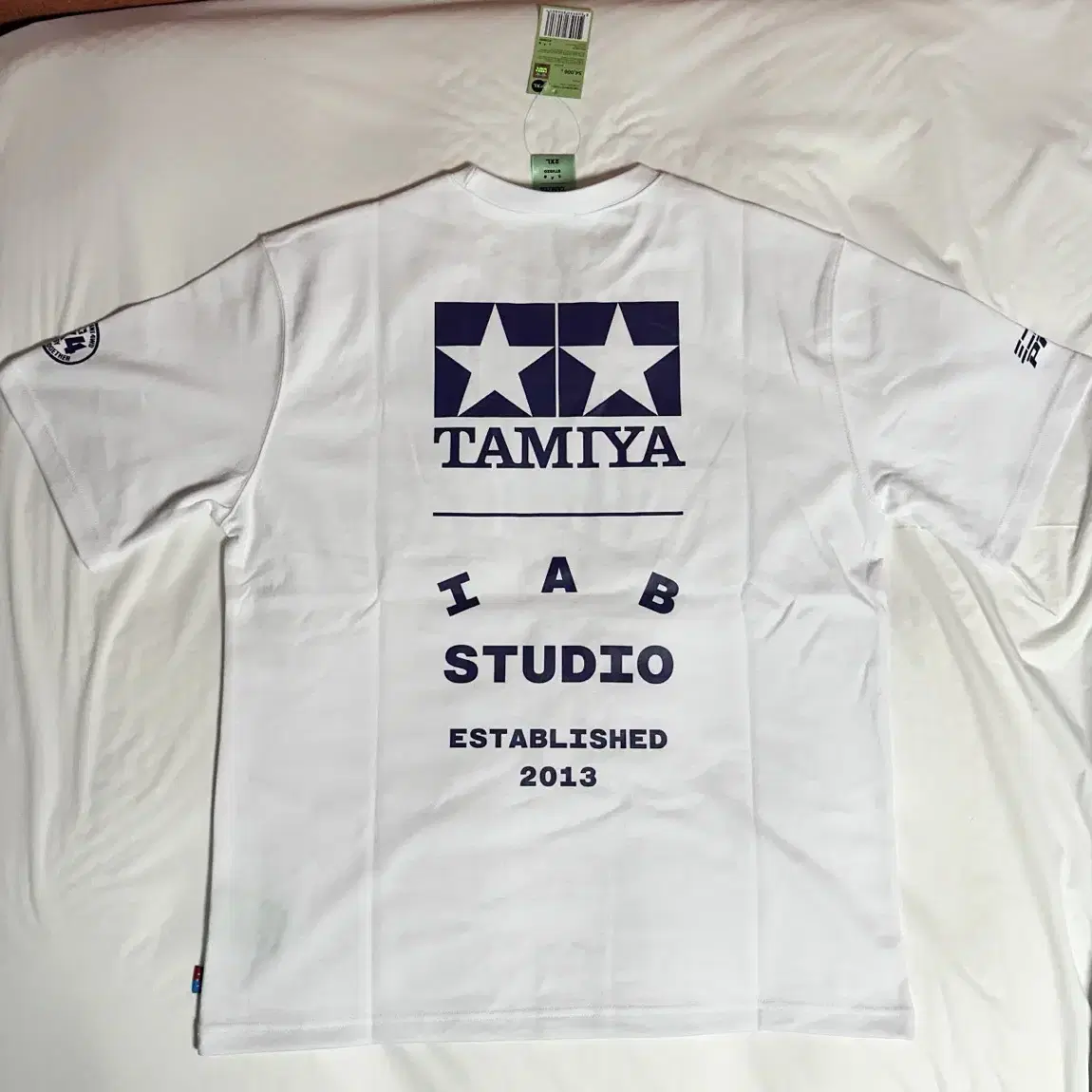 TAMIYA IAB STUDIO Short Sleeve T-shirt White (XXL) on