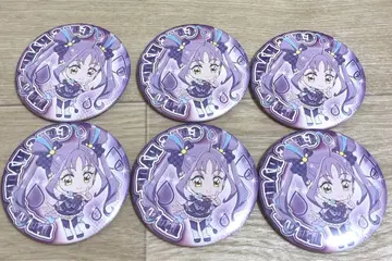 너와 아이돌 프리큐어 큐어큐는 보라색 비 코코로 프리팝 캔뱃지