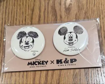 King & Prince 미키마우스 캔뱃지 한정판
