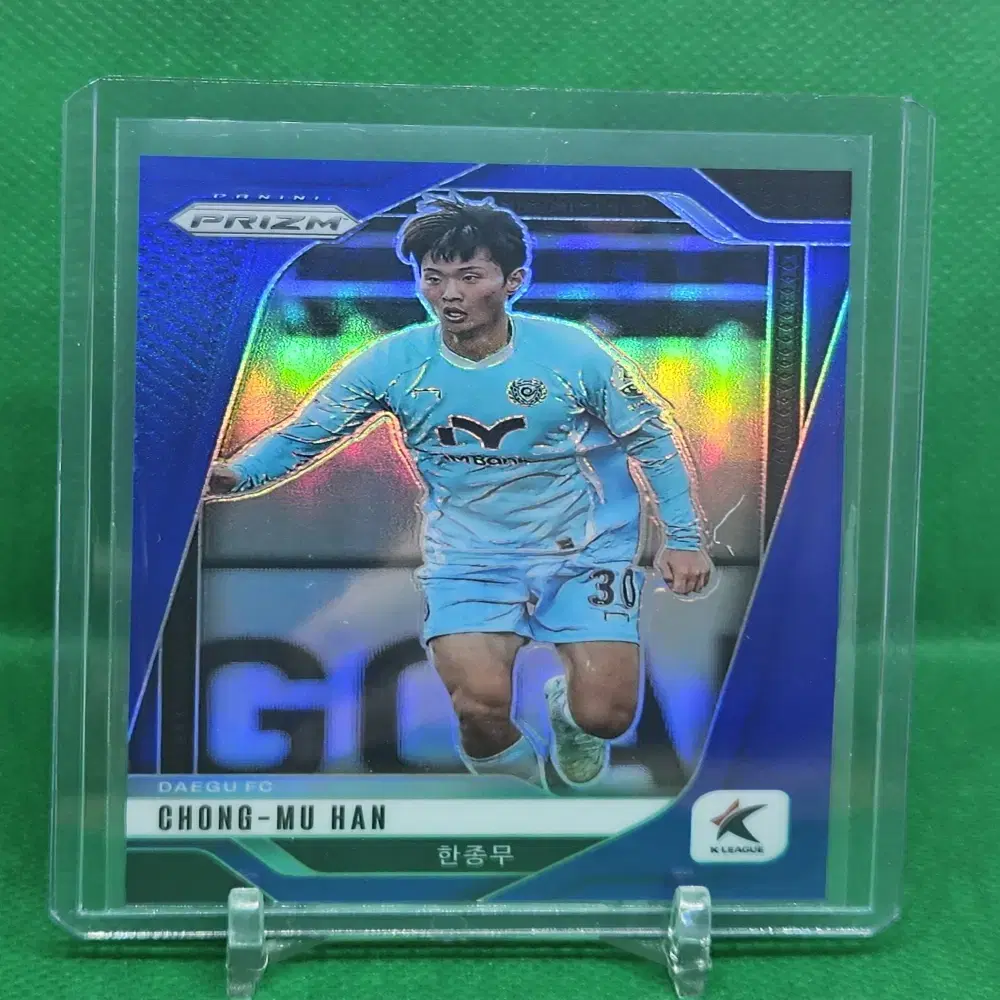 イ ハンボム サインカード  Prizm Kリーグ 2025 Panini Prism K League Han Jong-moo (Daegu) Blue Prism