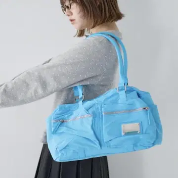 wissy nylon big shoulder bag 백 핸드백