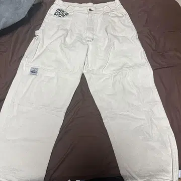 9090 화이트 데님 팬츠
