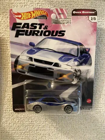 핫휠 와일드 스피드 닛산 스카이라인 GT-R R33 R34
