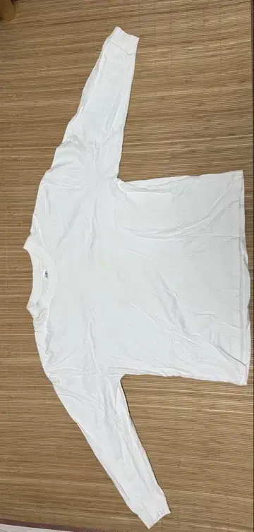 화이트 프린트 T셔츠