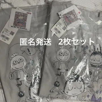UNIQLO x 유니클로 팝마트 러브브 T셔츠 S 사이즈 x 2장 그레이