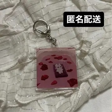 시리미미 토끼 아크릴 키링 (장미)