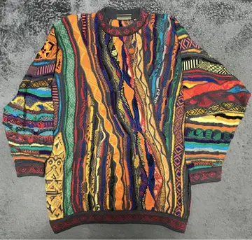 coogi 멀티 컬러 3D 니트