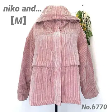 니코앤드 niko and - 모즈 자켓 3/M 살몬 핑크 귀여운