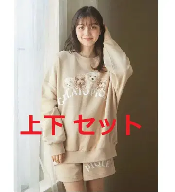 젤라토 피케 토이 푸들 쭈리 풀오버 & 숏팬츠 세트