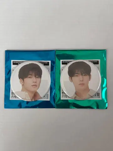 SEVENTEEN 세부치 cafe 2023 민규 캔뱃지 2개 세트