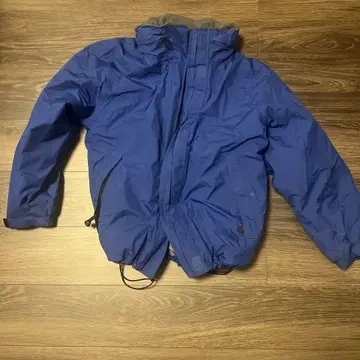 LANDS' END GORE-TEX 드로 코드. 후드 부착