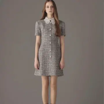 Tweed Dress with Chemical Lace EmiriaWiz