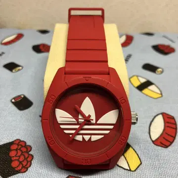 adidas 레드 손목시계 배터리 교체 완료 산티아고
