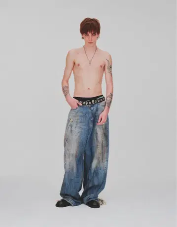 SKOOT Mechanic Denim Pants 데님