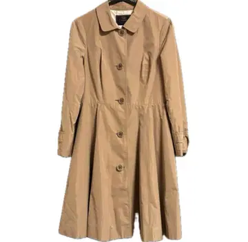 클리닝 완료 TOCCA 플레어 트렌치코트 베이지 M