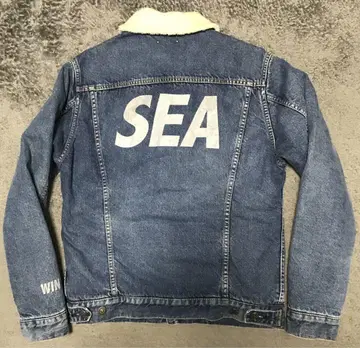 wind and sea 마인 데님 데님 자켓