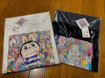 UNIQLO 러브브 콜라보 T셔츠 POPMART XL 2장 세트