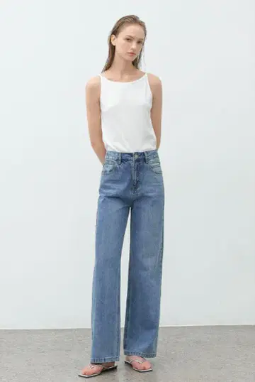 Atelier Nain*LOOSE STRAIGHT DENIM PANTS