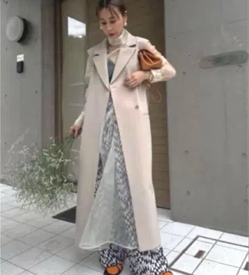 아메리 LONG VEST SET SHEER DRESS 포멀 드레스