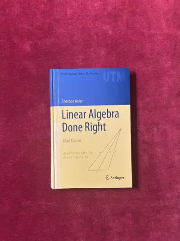 Linear Algebra Done Right 3rd Edition