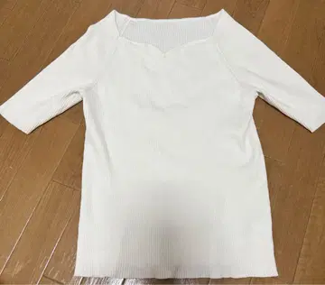 내추럴 뷰티 베이직 반팔 니트