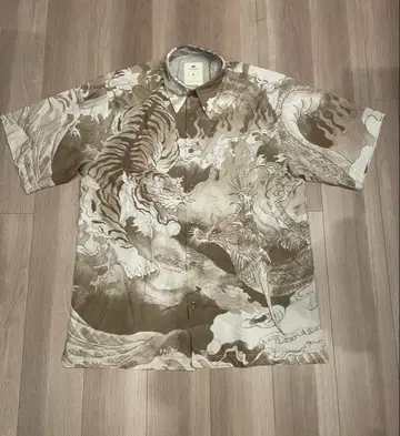 DOWNHILL TIGER & DRAGON OVERPRINT SHIRT