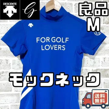 [24시간 이내/익명 배송] 데상트 골프 여성용 모크넥 셔츠 M 사이즈