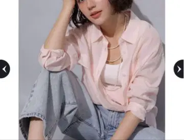 1회 착용 Arpege story 2way 시어 린넨 셔츠
