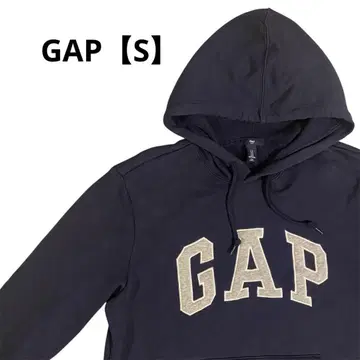 [ 인기 ] GAP 빅 로고 아플리케 구제 의류 후드티 네이비 S