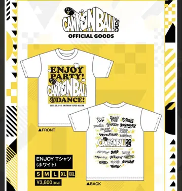 CANNONBALL2025 CANNONGIRL 화이트 T셔츠 S
