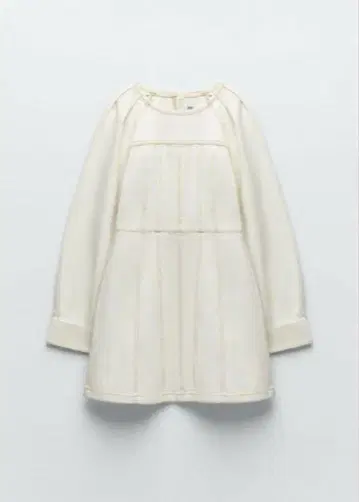 ZARA 데님 화이트 미니 원피스 긴팔