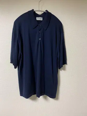 레샵 별주 존스메들리 울 니트 피케 셔츠 NAVY sizeM