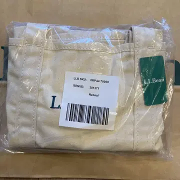 [ 새상품 택 포함 ] L.L.Bean 그로서리 토트 내추럴 당일 발송!