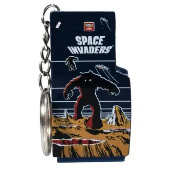 스페이스 인베이더 아케이드 키링 space invaders
