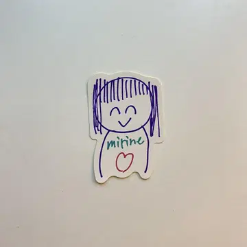 마스다 미리온 노기자카 카페 니가오 스티커
