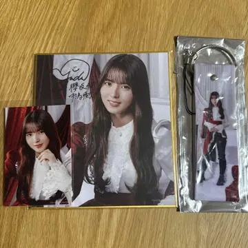 사쿠라자카46 나카지마 유즈키 사쿠콜레 미니 색지 스트랩 스티커 세트