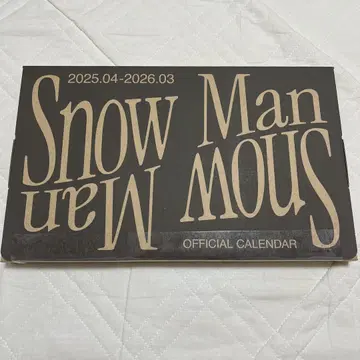 [ 미개봉 새상품 ] Snow Man 2025 달력