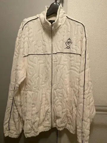 키스 해링 화이트 지퍼 자켓 H&M keith haring
