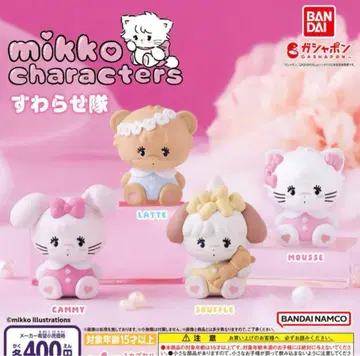 mikko characters 스와라세타이 전 4종 세트