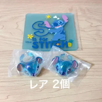 디즈니 캐릭터 패션 반지 로얄 클리어 스티치 레어 2개