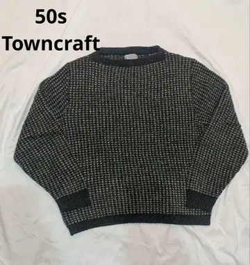 50s PENNEY'S 타운크라프트 바즈아이 니트