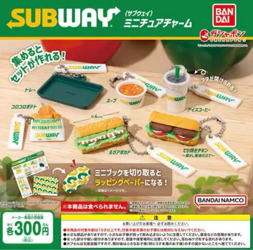 SUBWAY 미니어처 참 전 6종 세트